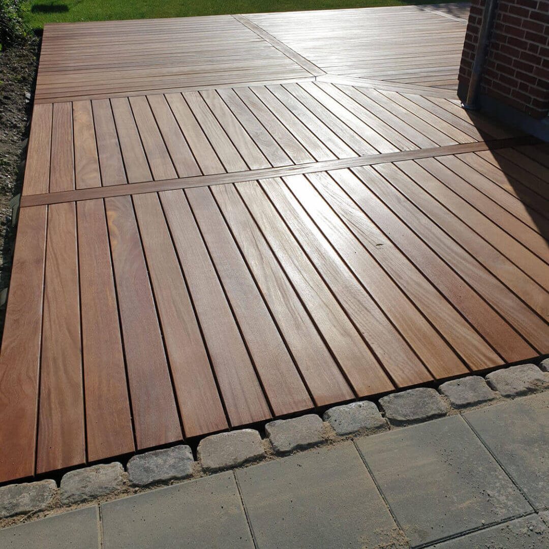 Ny træterrasse til haven